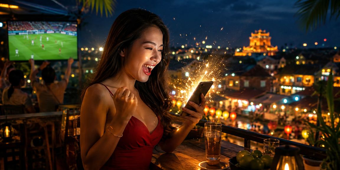 Trò chơi bóng đá cá cược trong quán cà phê tại Huế
